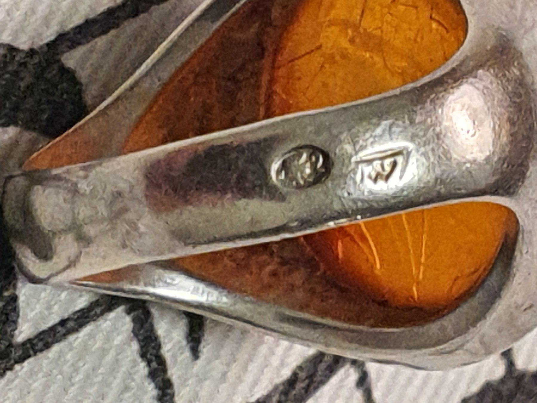 Anelli: Filigraner Designer Bernstein-Ring aus – Usato da Wohlen AG venduto da palmsprings 6