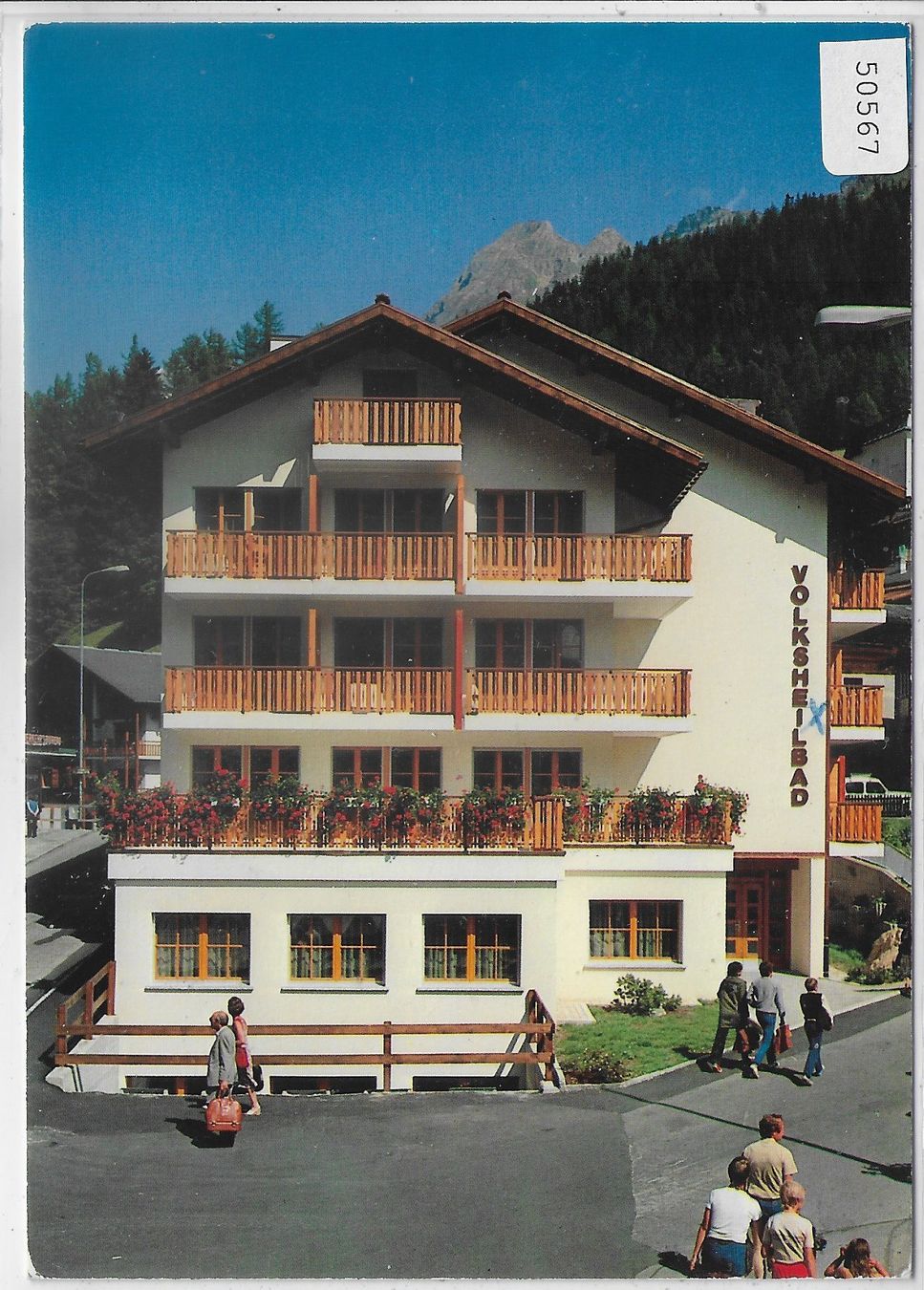 Cartoline postali: Volksheilbad - Leukerbad – Usato da Ettingen venduto da Kartenplanet