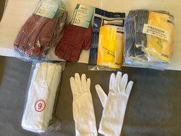 34 Paar Arbeitshandschuhe Gr. M/L, von ANSELL etc., Neu ovp