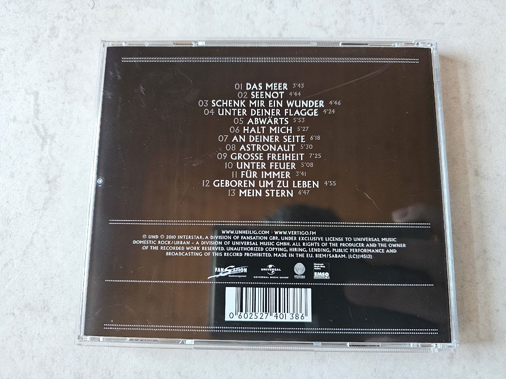 CD: Unheilig  -  Grosse Freiheit  /  LIVE – Usato da Schneisingen venduto da backstore24 1