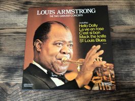 LP Louis Armstrong Schallplatten - The Two Greatest Concerts