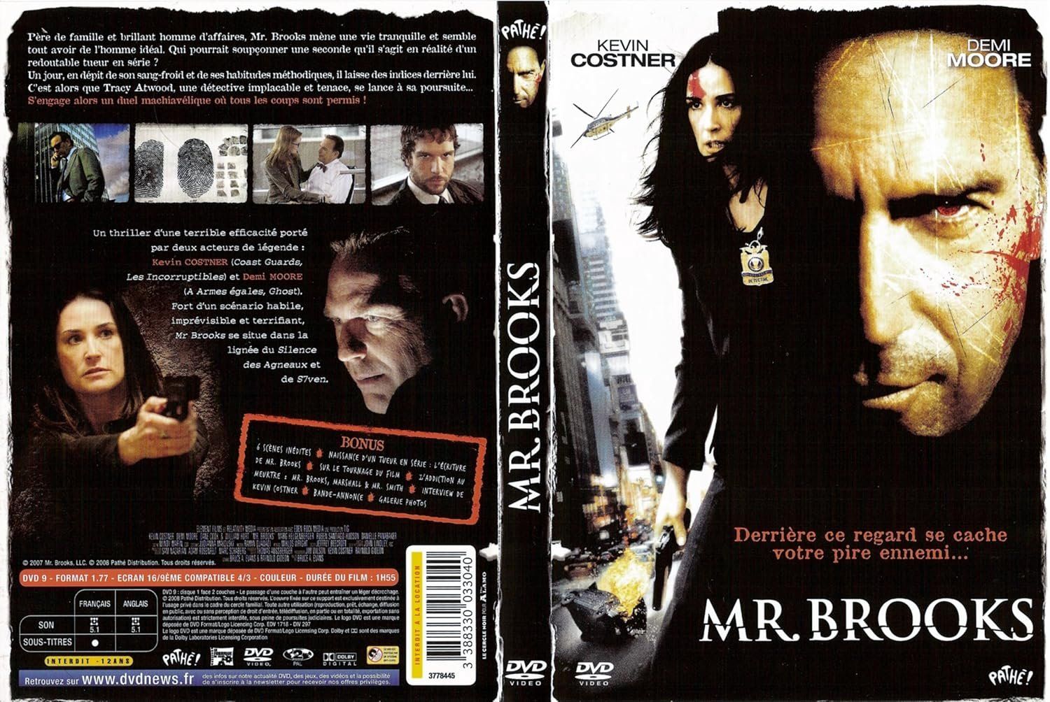 Tutti i DVDs: Mr. Brooks (Kevin Costner, Demi Moore) – Usato da Troinex venduto da grigri2020