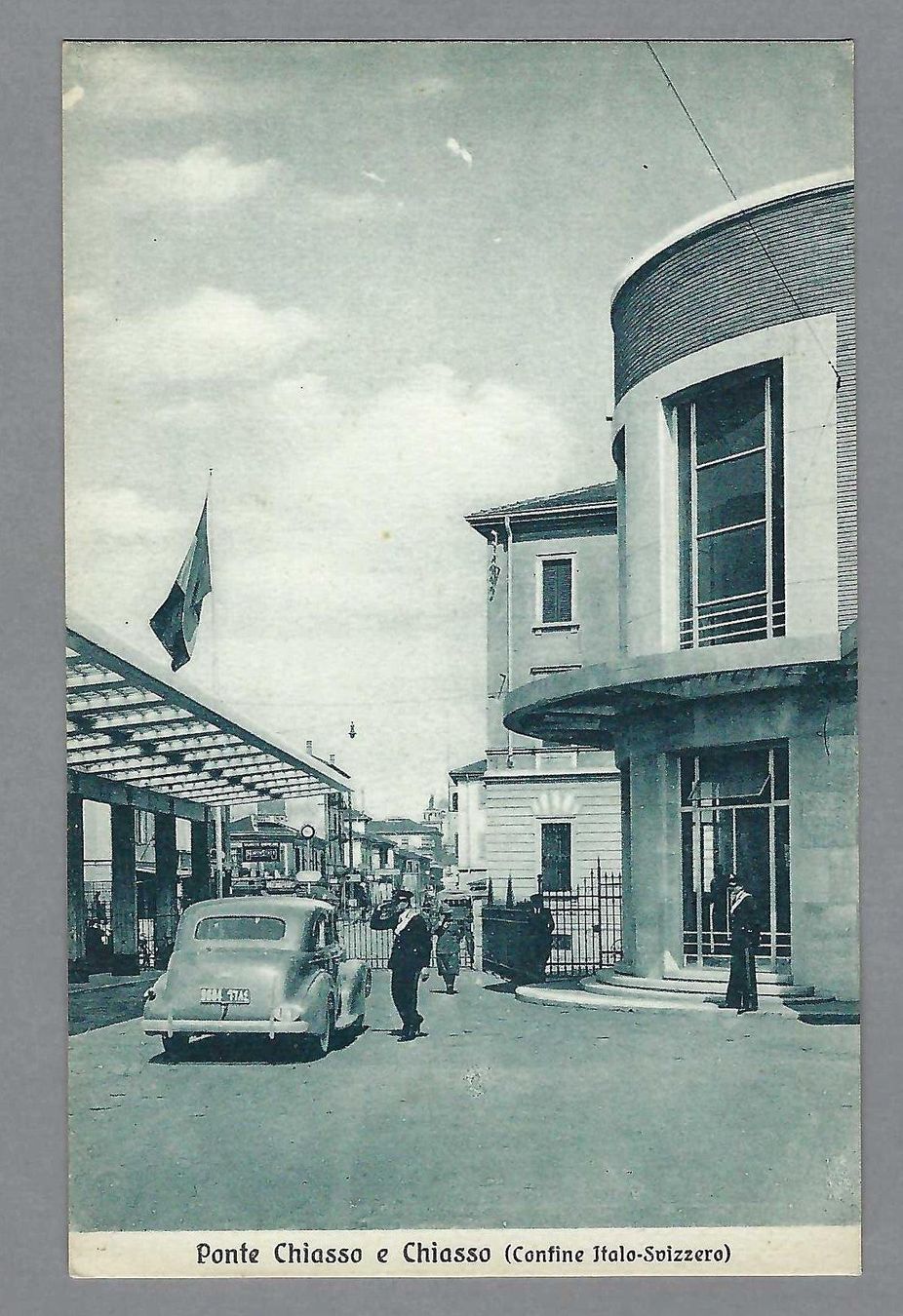 Cartoline postali: CHIASSO, PONTE CHIASSO E CHIASSO, ANIMATA, * – Usato da Pura venduto da ulisse1957