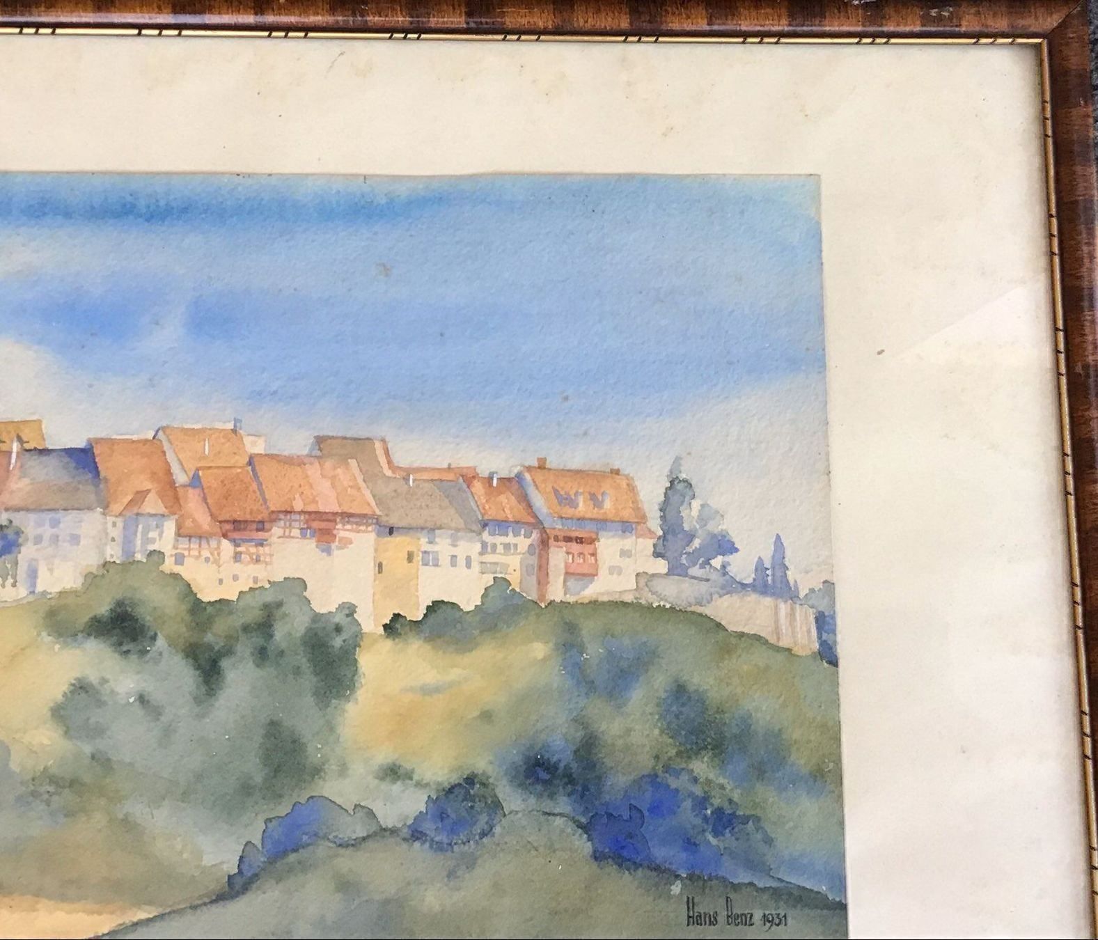 Gemälde: Hans Benz Original Aquarell – Gebraucht aus Wetzikon ZH von Nicki6 5