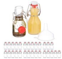 Kleine Flaschen mit Bügelverschluss Set