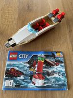 LEGO City Schnellboot 60167 weiss rot mit Anleitung