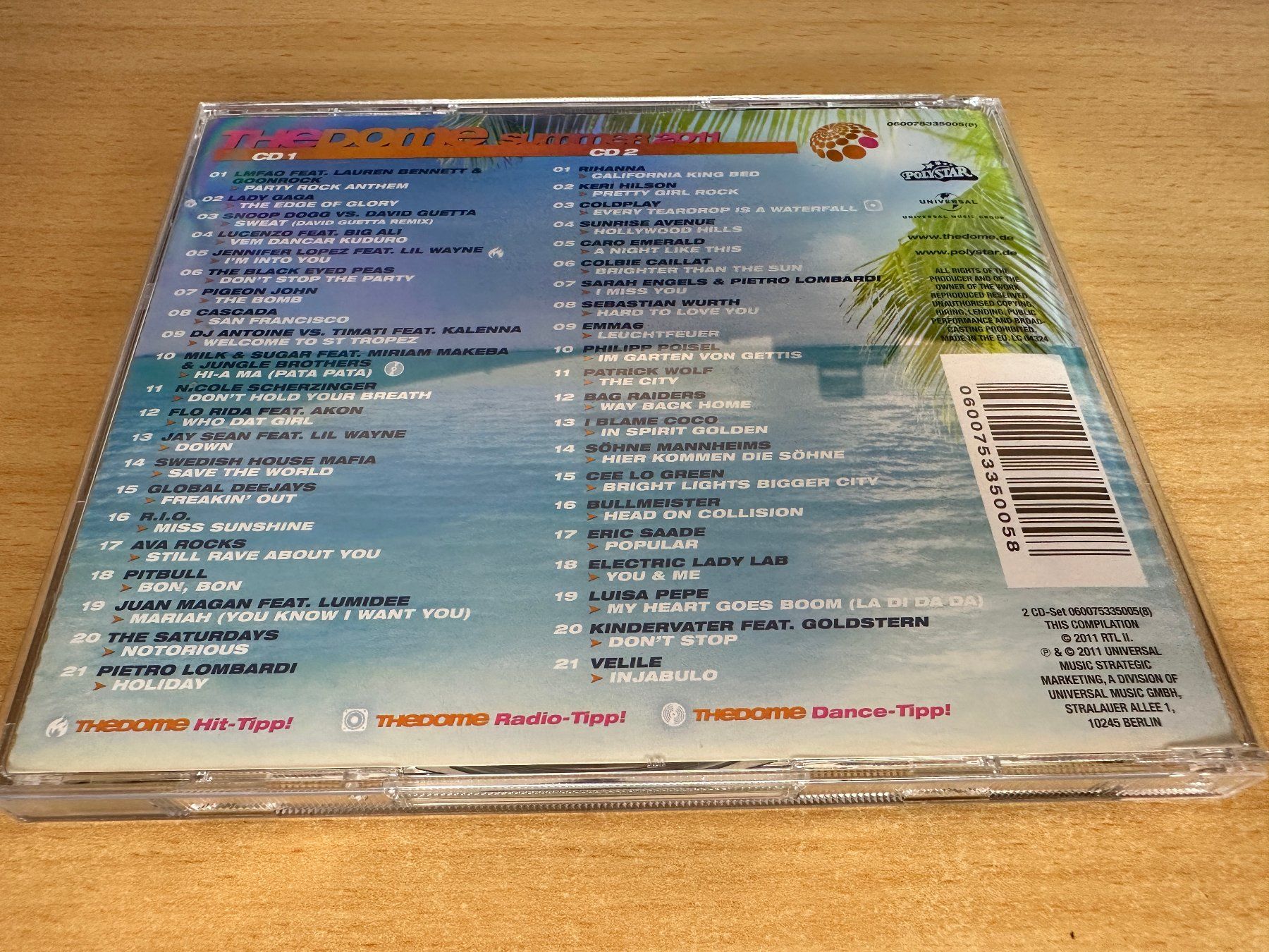 CD: Various – The Dome Summer 2011 - 2 CD – Usato da Rikon im Tösstal venduto da Alpenmutz 1