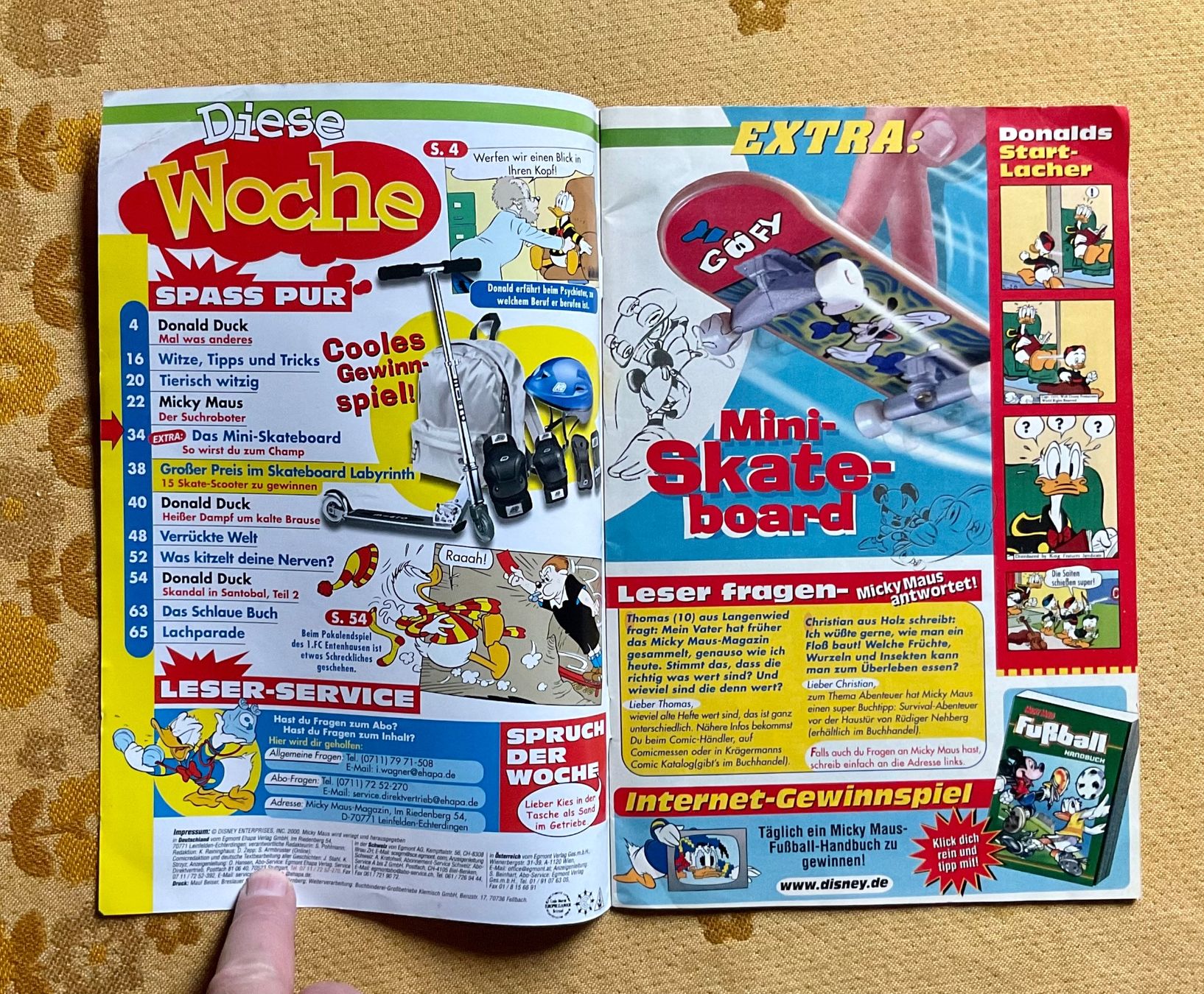 Comics: Micky Maus Heft Nr 25 von 2000 – Gebraucht aus Endingen von nathan05 1