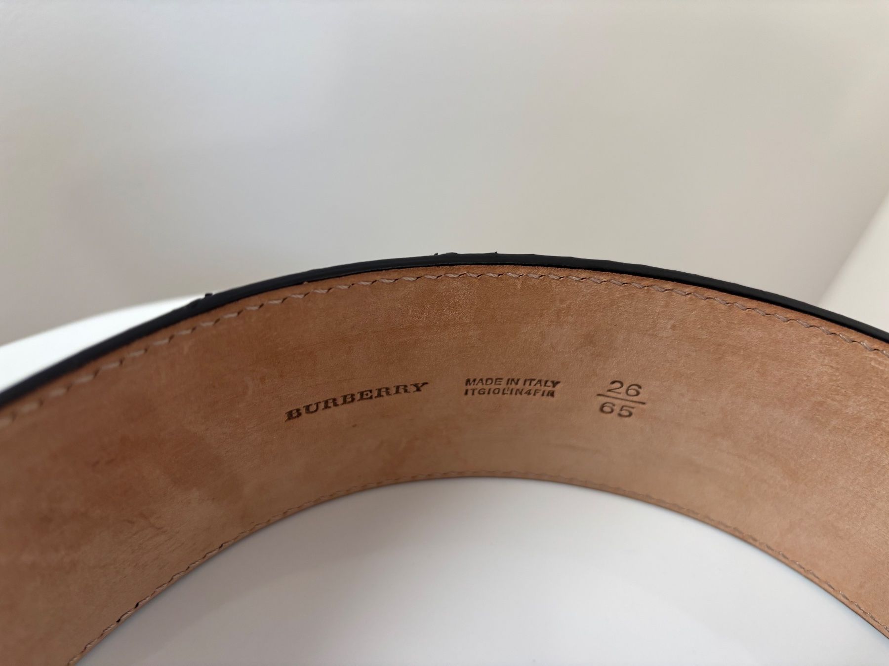 Burberry Cinture: BURBERRY Taliengürtel Snakeskin  65/26 – Usato da Herrliberg venduto da mayfi 3