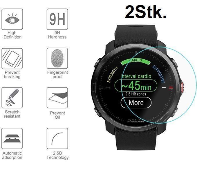 Polar Smartwatch: 2x Panzerglas f. Polar Grit X Schutzglas – Neuf avec emballage d'origine à Domat/Ems par ro-shop