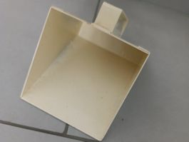 Bienenschöpfer aus Metall beige, Abfüllen v. Bienen b. Zucht