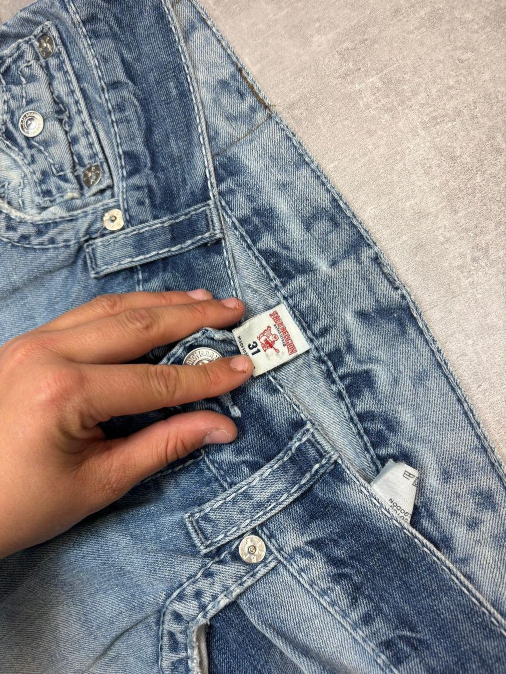 True Religion Jeans: True Religion Straight Jeans - Grösse M/31 – Usato da Werdenberg venduto da hase.vintage 4