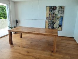 Tisch aus Eiche Massivholz (230cm)