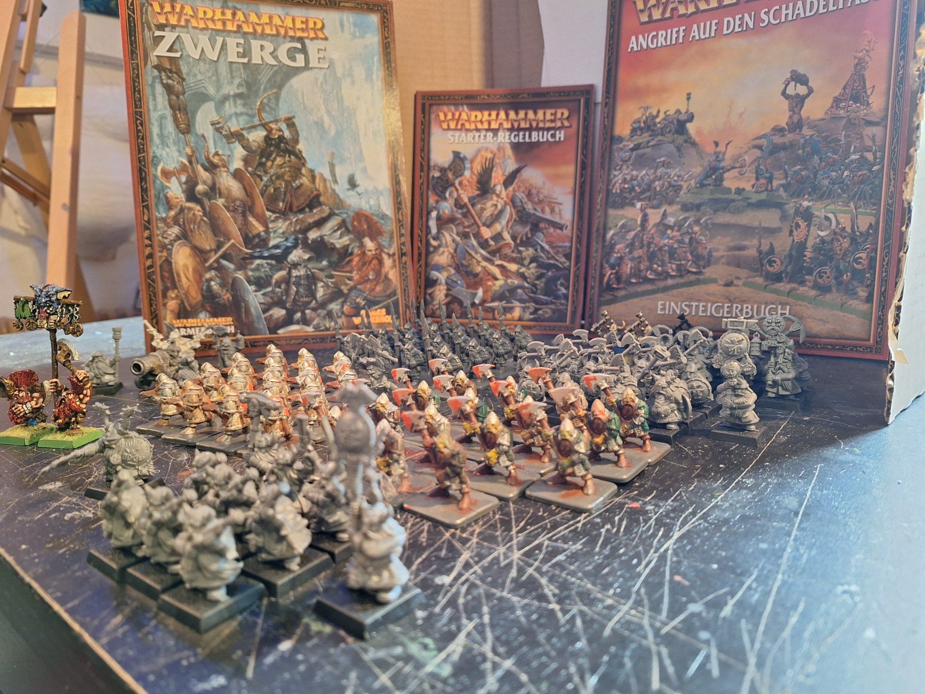 Statuette: Warhammer Zwerge Armee, mit Regelbücher! – Usato da Recherswil venduto da Toby.sk55 2