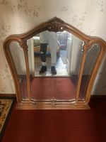 Miroir vintage avec cadre en bois