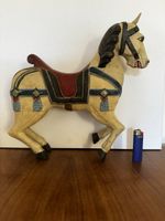 Dekoration Holz Pferd 🐎 handgefertigt und handbemalt 30 cm