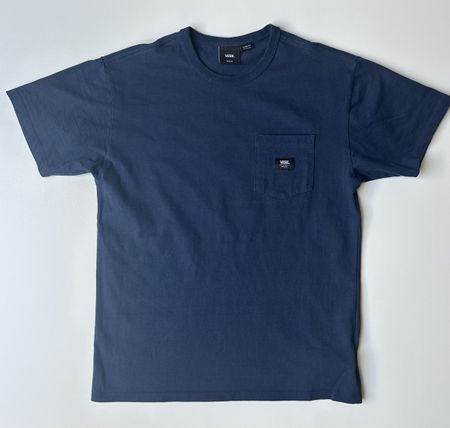 T-shirt Vans poche bleu taille