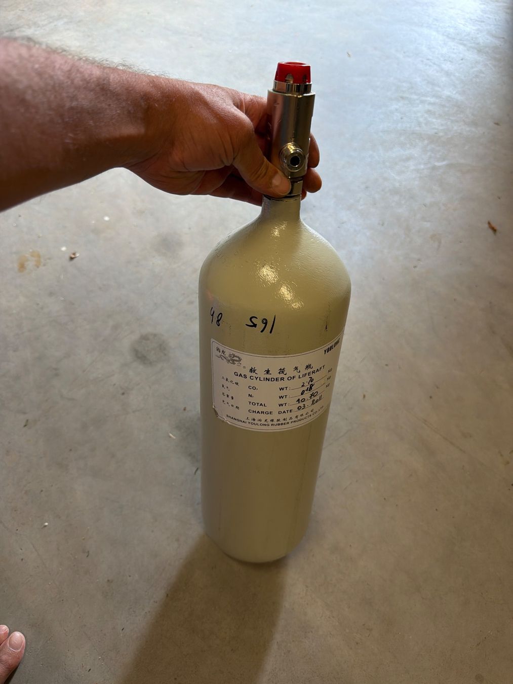 Tutti gli attrezzi: Gas Cylinder / Druckluftflasche – Usato da Olsberg venduto da Schaffner02 1