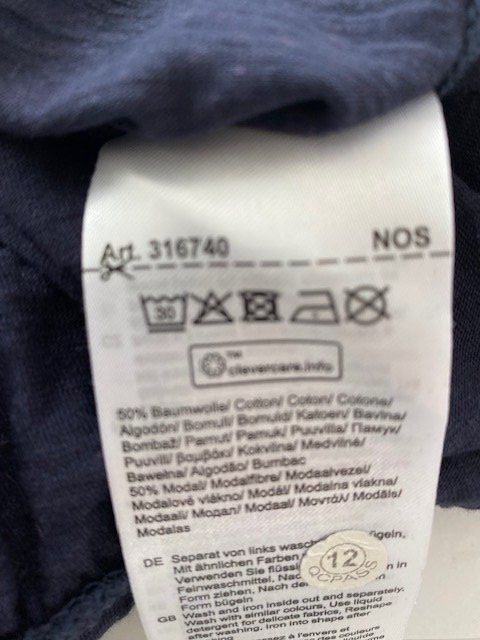 Cecil T-Shirts: CECIL Shirt dunkelblau Gr. S Baumwolle / Modal – Gebraucht aus Füllinsdorf von Sunnebliemli7 2