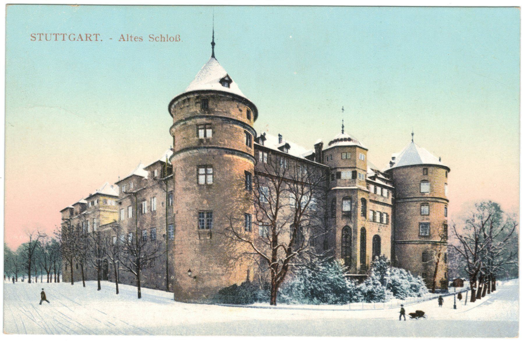 Ansichtskarten: AK Stuttgart Altes Schloss – Gebraucht aus Zürich von Tolima194