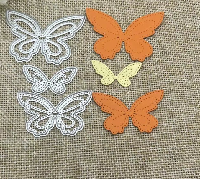 Sciablone: Neues Stanzschablonen-Set Schmetterlinge – Nuovo e nell'imballaggio originale da Effretikon venduto da wenuss 3