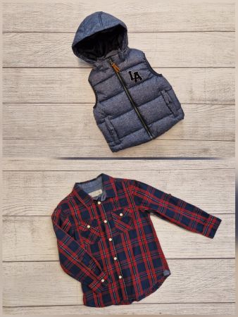 Set Weste & Hemd von H&M Gr. 110