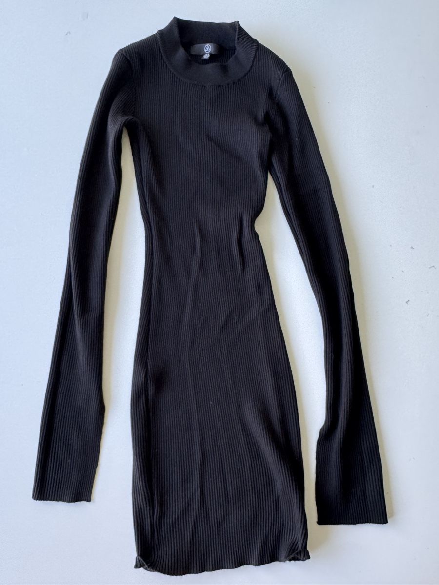 Vestiti: Missguided Black Ribbed Mini Dress – Nuovo (secondo la descrizione) da Zürich venduto da forestF4iry 1