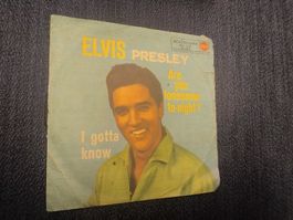 VINYL Single: Elvis - are you lonesome tonight