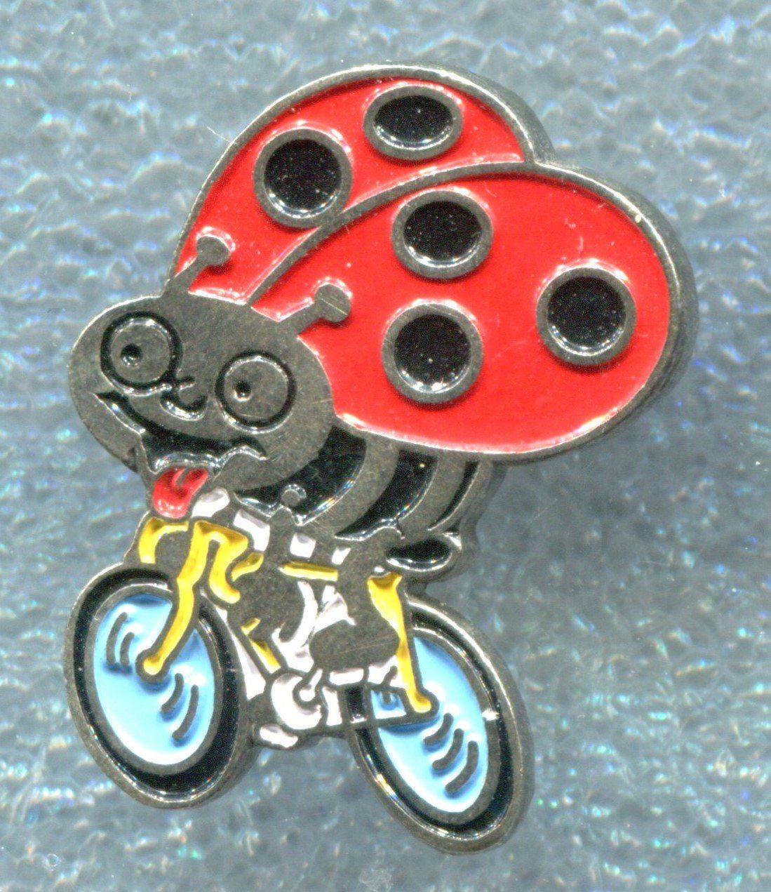 Plaquettes & Badges: BLICK Käfer  mit Fahrrad – D'occasion à Winterthur par Sammleroase