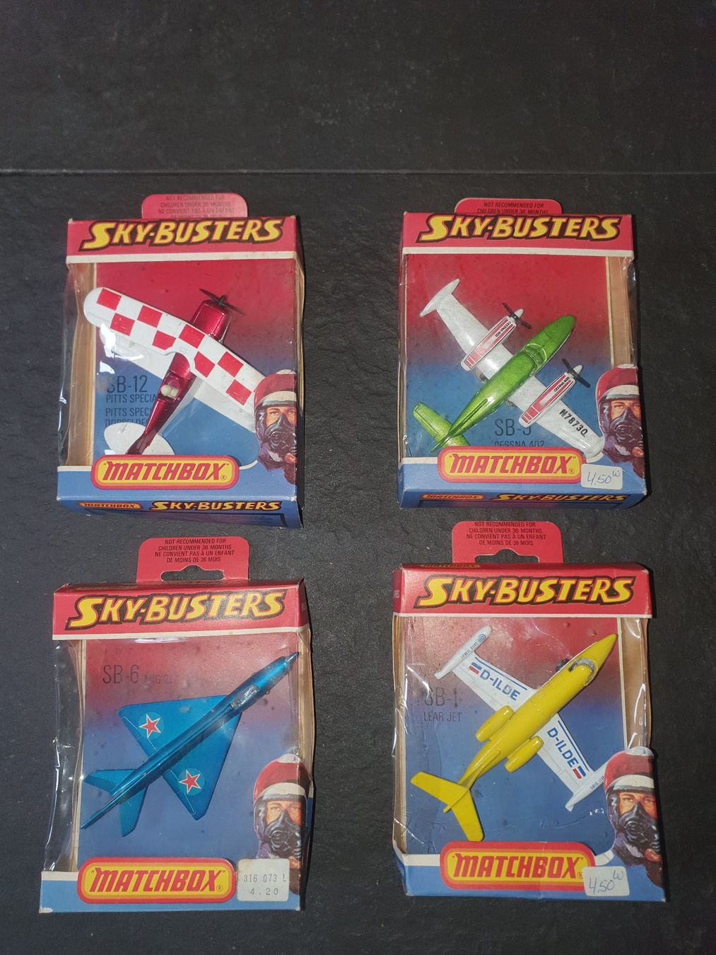 Matchbox Kit di modellismo & Modellini statici: Matchbox Skybusters Set – Nuovo e nell'imballaggio originale da Luzern venduto da Bonus73