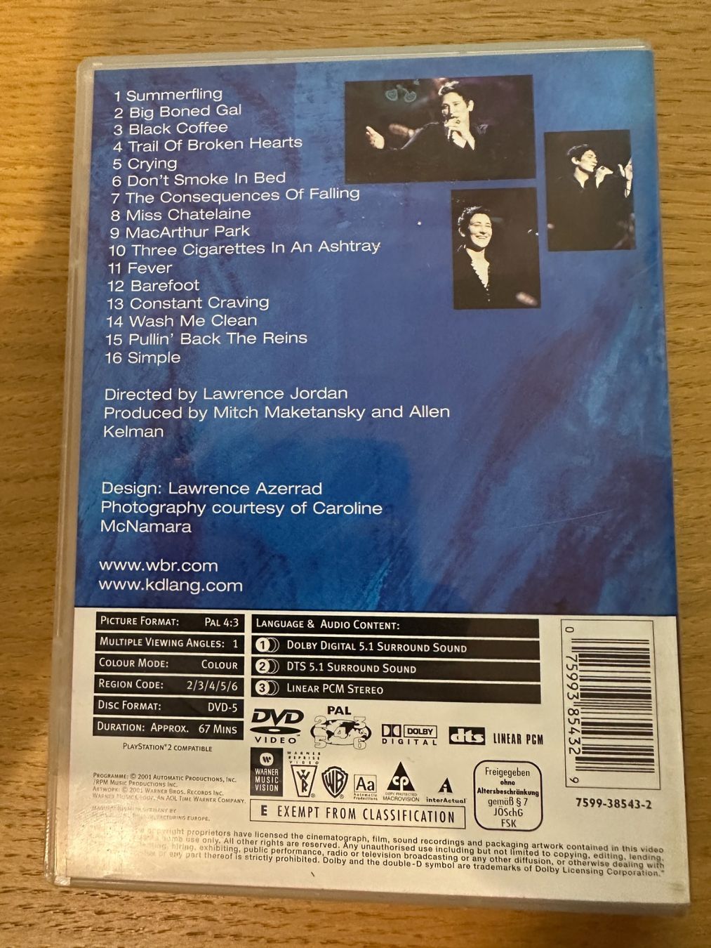 Tutti i DVDs: k.d. lang - Live by Request – Usato da Basel venduto da jannickpascal 1