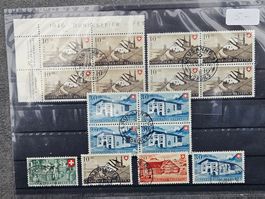Pro Patria 1946 div. (Kat 160.--) nur 9.--