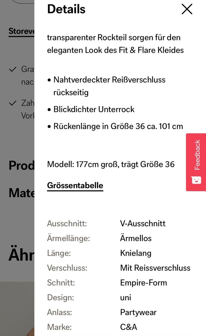 C&A Kleider: Cocktail Kleid Rosa – Neu (gemäss Beschreibung) aus Eichberg von Jaasaa96 6