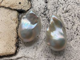 Ohrstecker mit grossen Barockperlen