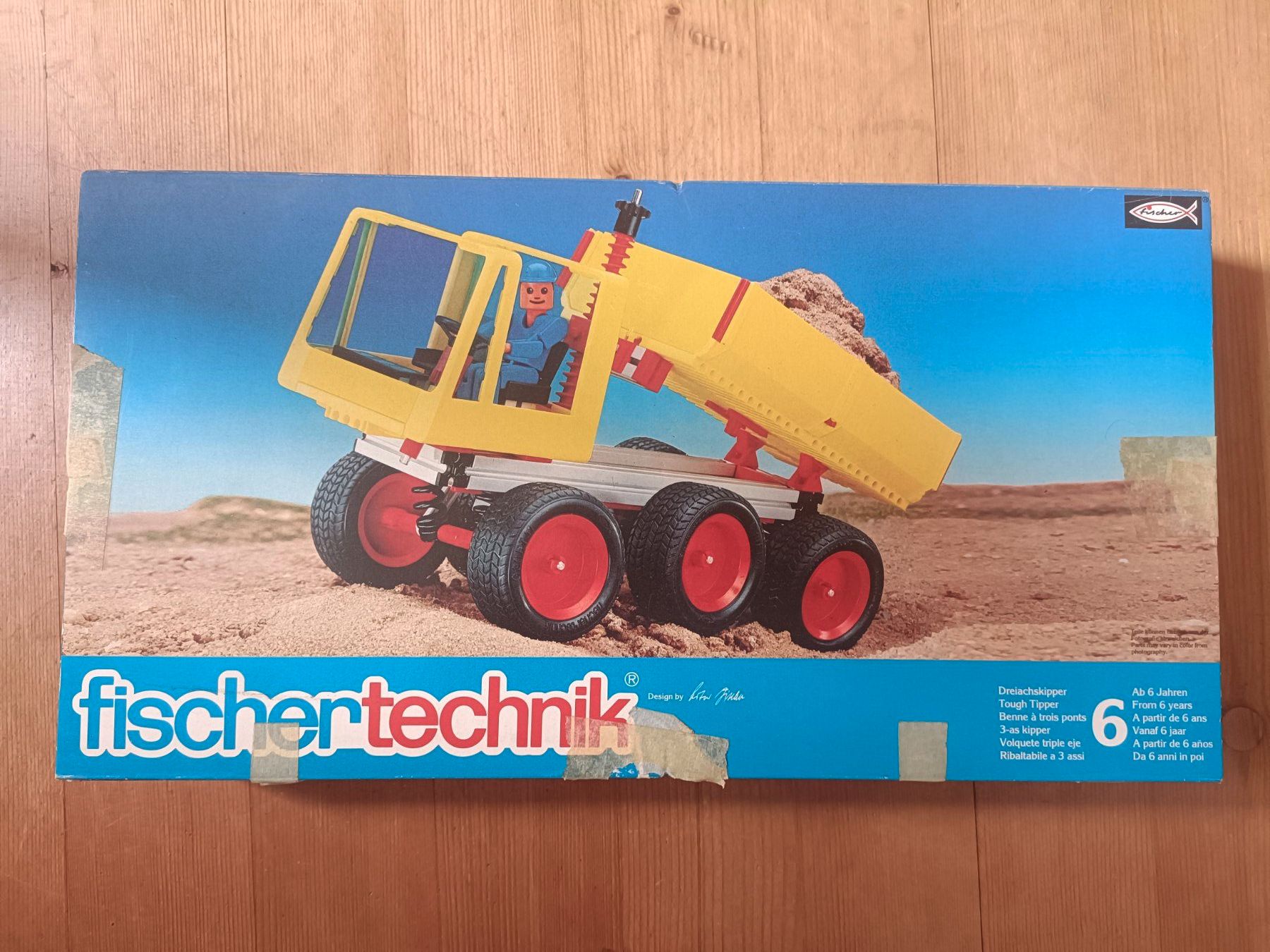 Fischer Kit di costruzioni: Fischer Technik Dreiachskipper – Usato da Scharnachtal venduto da aebnit