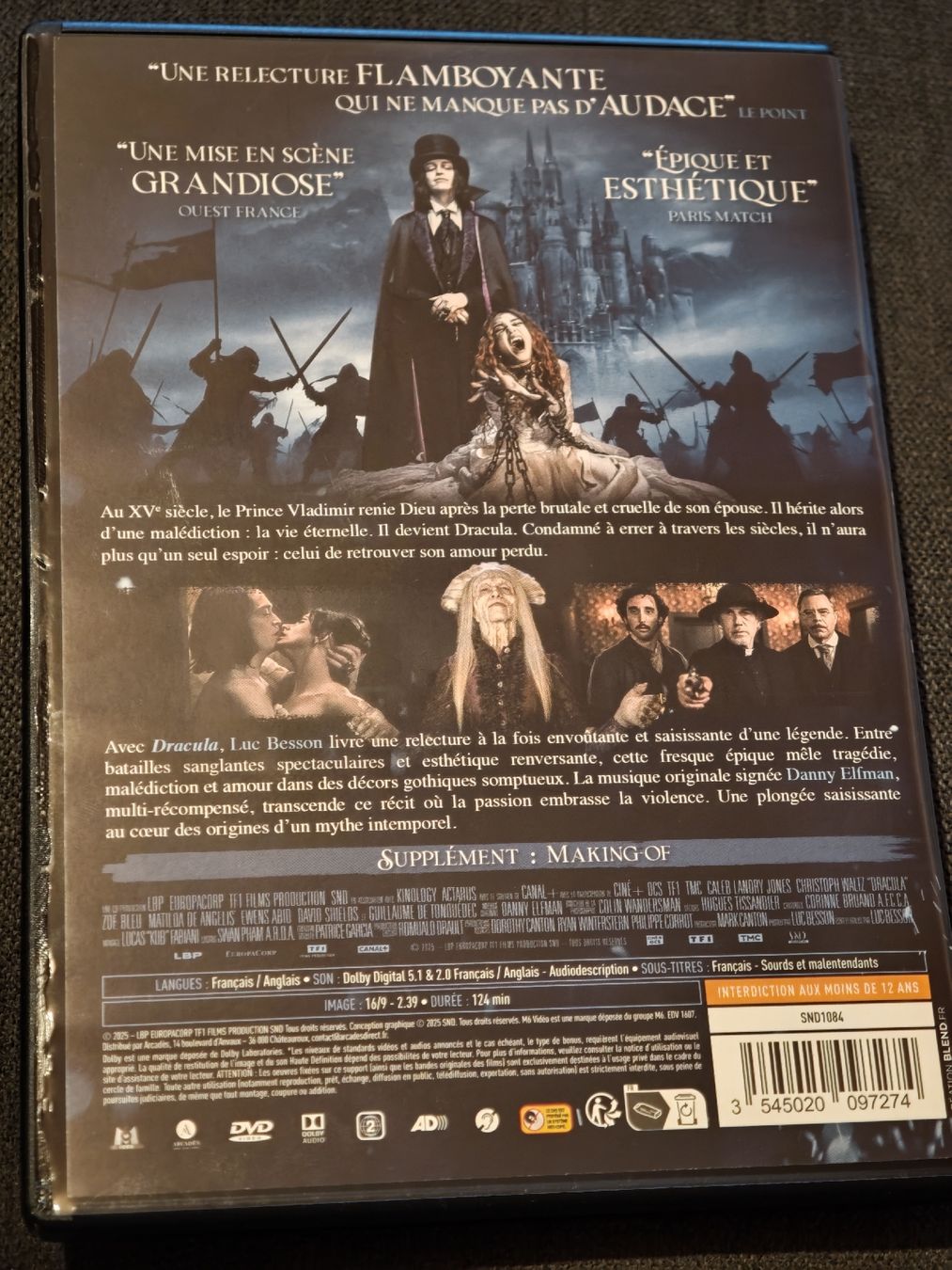 Tutti i DVDs: Dracula Luc Besson  – Nuovo (secondo la descrizione) da Broc venduto da jcr_5cqy 1
