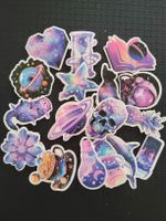 Lot d' autocollants divers motifs galaxie neuf