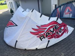 F2 Rave Kite 12qm inkl Bar