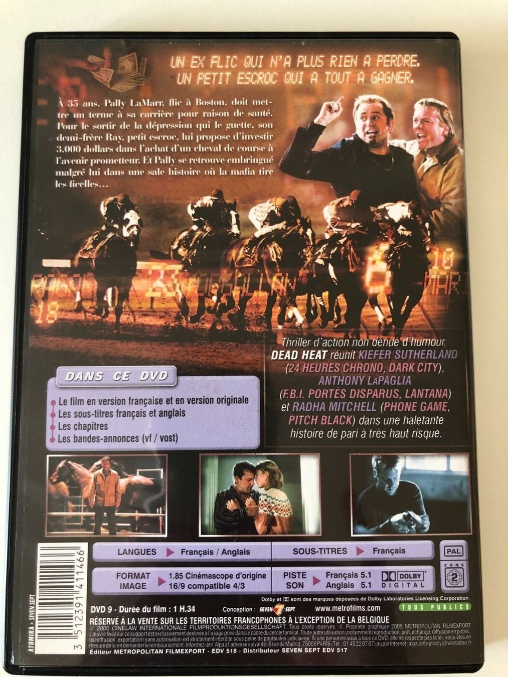 Tutti i DVDs: DVD Dead Heat Pari a haut risque – Usato da OBERENGSTRINGEN venduto da Lolo6316 1
