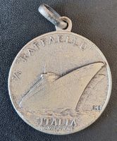 Silber Medaille Italien, Schifffahrt "Raffaello", 1965
