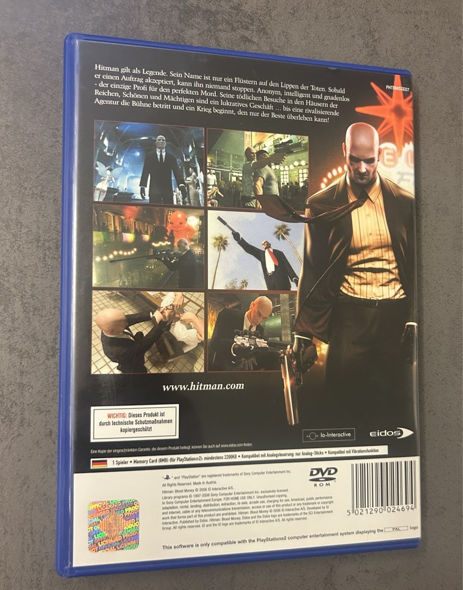 Spiele: Hitman Blood Money PS2 Game – Gebraucht aus ulisbach von efbtr 2
