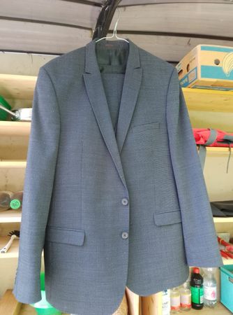Greiff Anzug (Sakko/Gilet/Hose) schwarz Grösse 52
