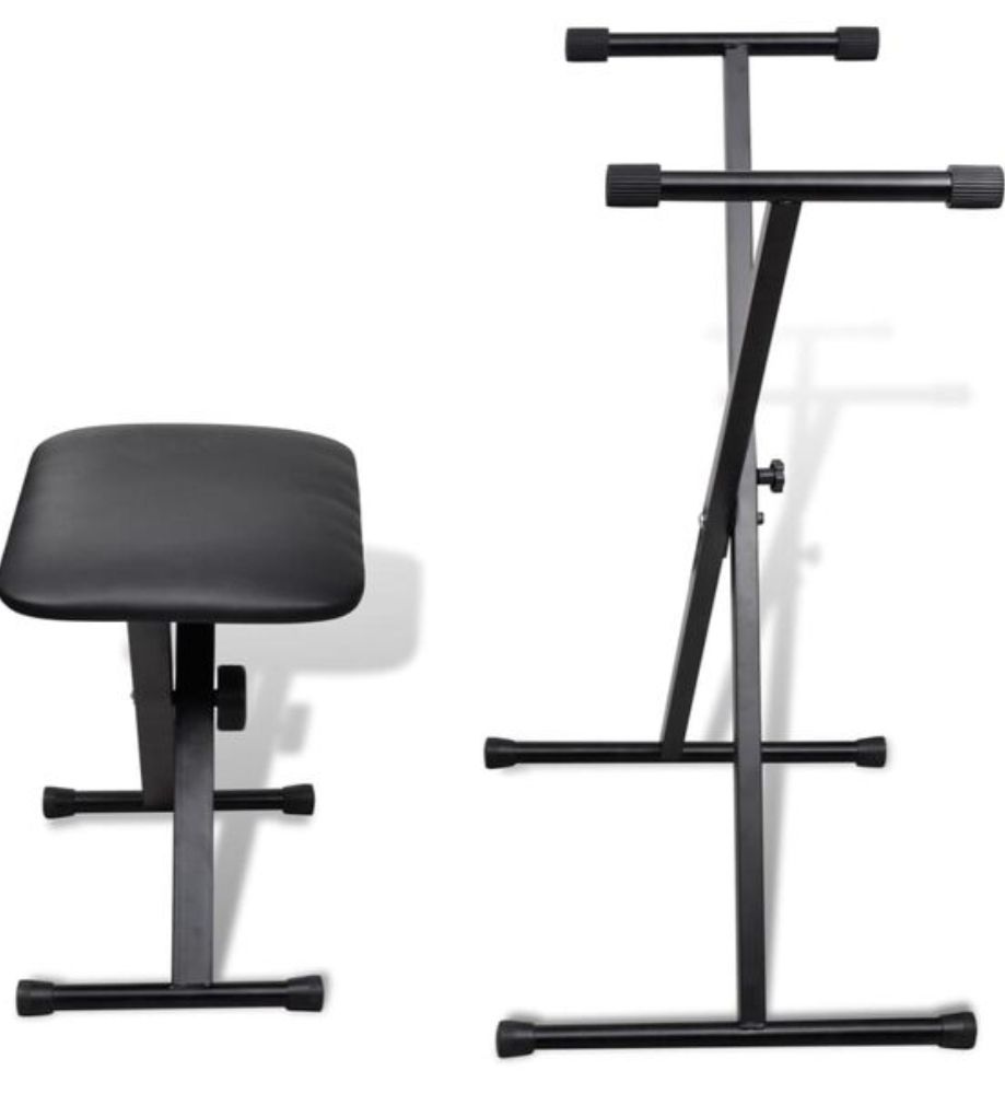 Supports pour instruments & partitions: Keyboardständer und Hocker Verstellbar – Neuf (Voir description) à Wengi b. Büren par NeReida88 1