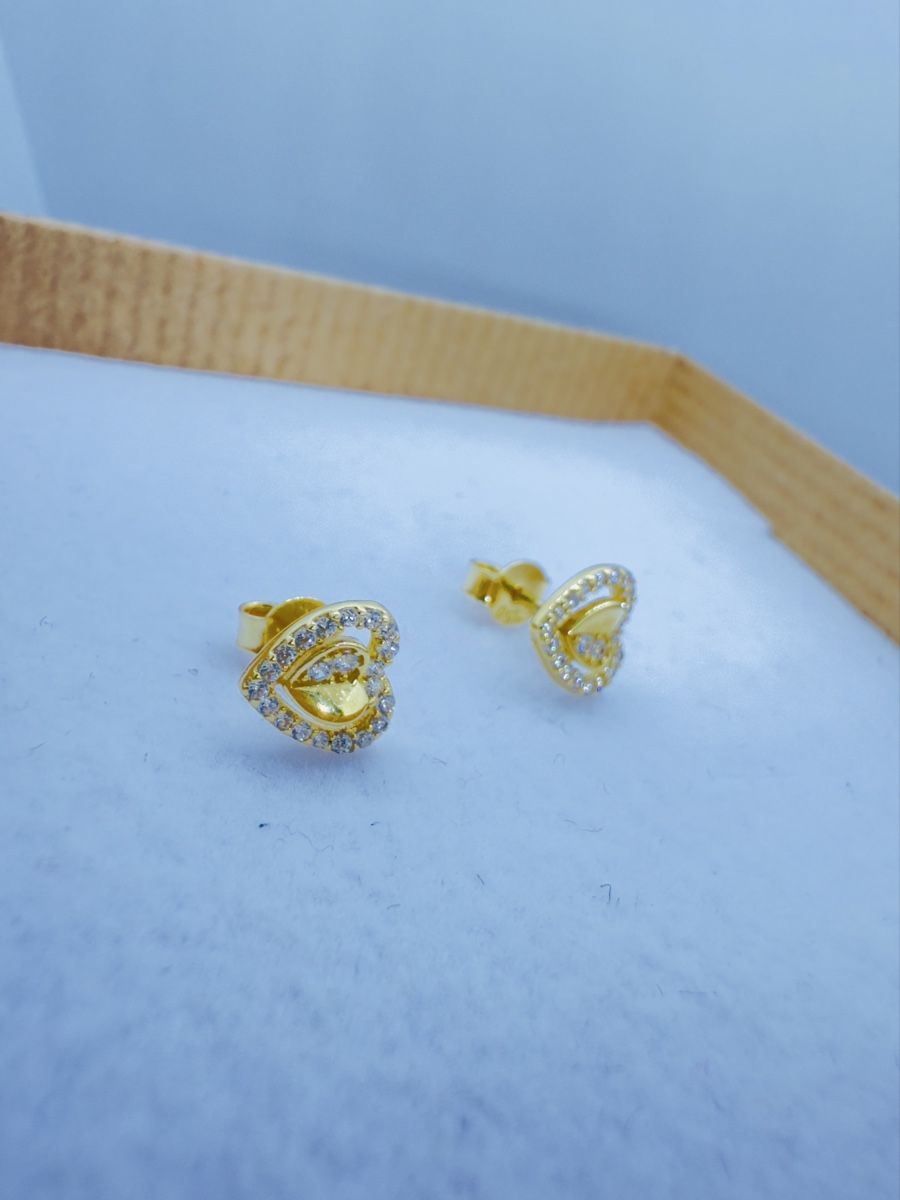 Orecchini pendenti & Orecchini a lobo: 750/18 Karat Gold Ohrstecker – Nuovo e nell'imballaggio originale da Murg venduto da MTGold 2