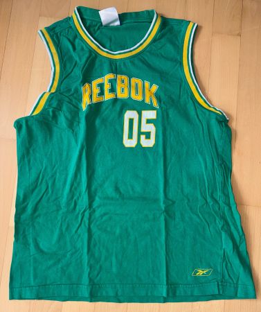 Reebok Tanktop, grün, gelb, Shirt, Grösse M, green, yellow