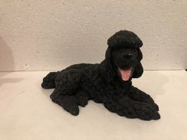Figurine Chien Caniche en résine.