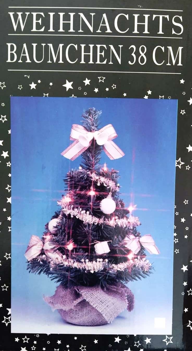 Tutte le decorazioni: Weihnachts-Bäumchen / Tischbaum mit Beleuchtung, 38cm – Nuovo e nell'imballaggio originale da Zürich venduto da 1980ale 3