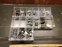Schweizer Armee Schnallen Haken Sattler Sellier Material Lot