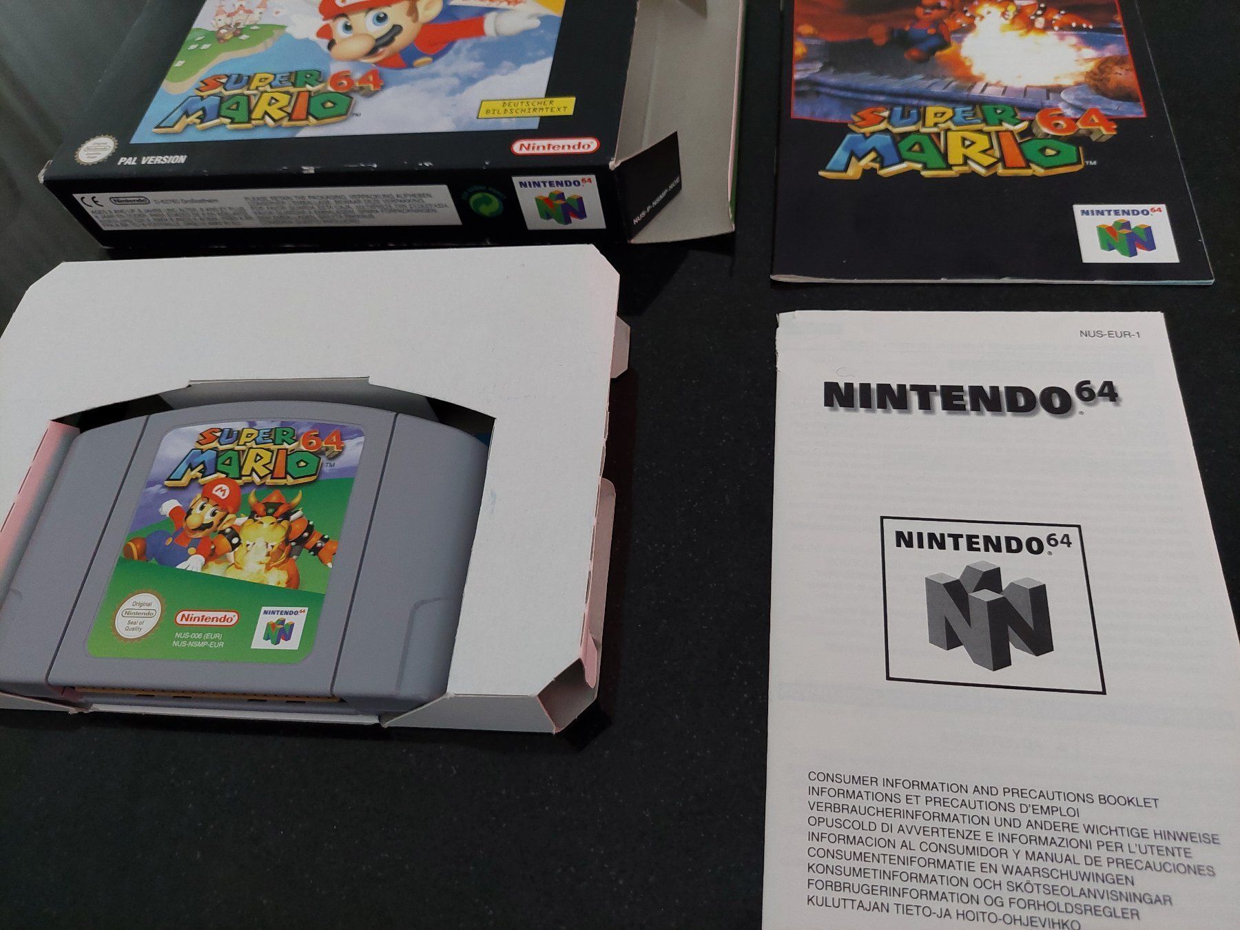 Nintendo Giochi: SUPER MARIO 64 (PAL) - NINTENDO 64 – Usato da Spiegel b. Bern venduto da Natix 7