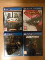 Lot#3 4 jeux vidéo pour console Sony PlayStation 4